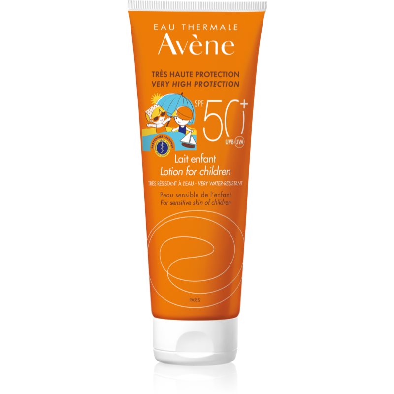 Avène Sun Lotion for Children dětské mléko na opalování SPF 50+ od 2 let 250 ml - parfo.cz