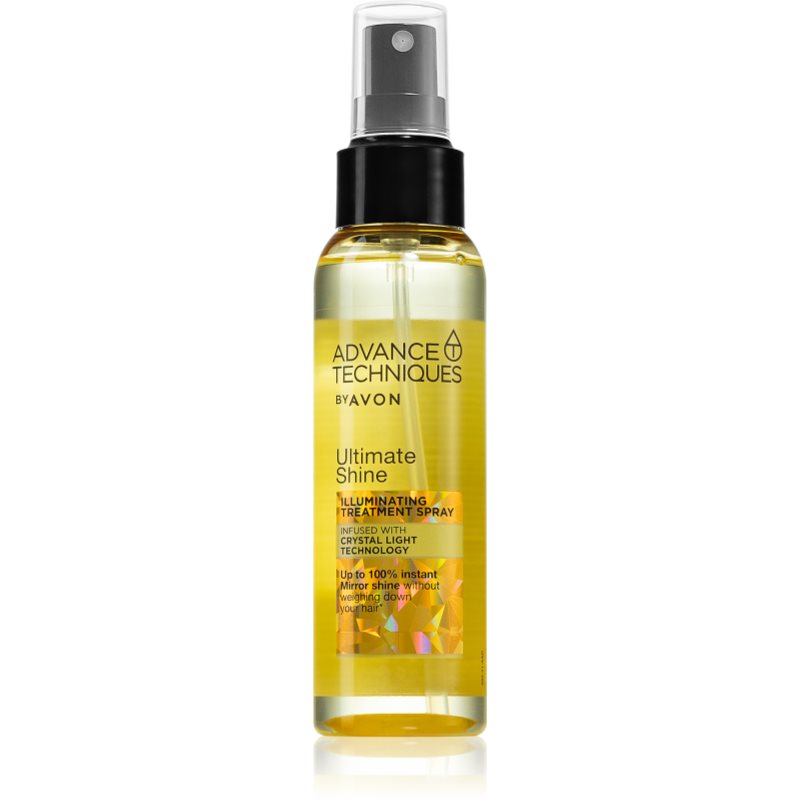 Avon Advance Techniques Ultimate Shine fixační sprej pro lesk a hebkost vlasů 100 ml - parfo.cz
