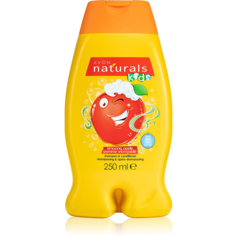 Avon Naturals Kids Amazing Apple šampon a kondicionér 2 v 1 pro děti s vůní Amazing Apple 250 ml - parfo.cz