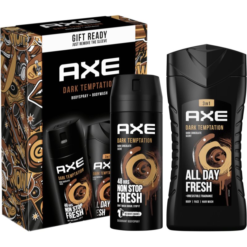 Axe Dark Temptation dárková sada na tělo pro muže - parfo.cz