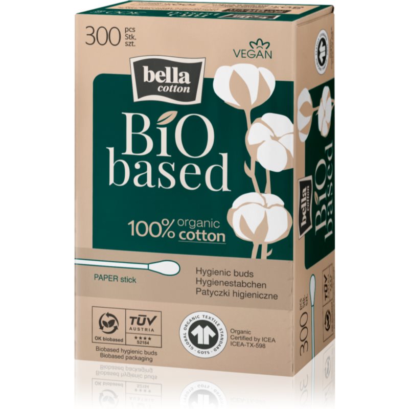 BELLA Cotton BIO based vatové tyčinky 300 ks - parfo.cz