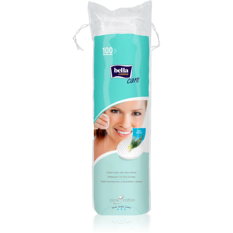 BELLA Cotton Care odličovací tampony s aloe vera 100 ks - parfo.cz
