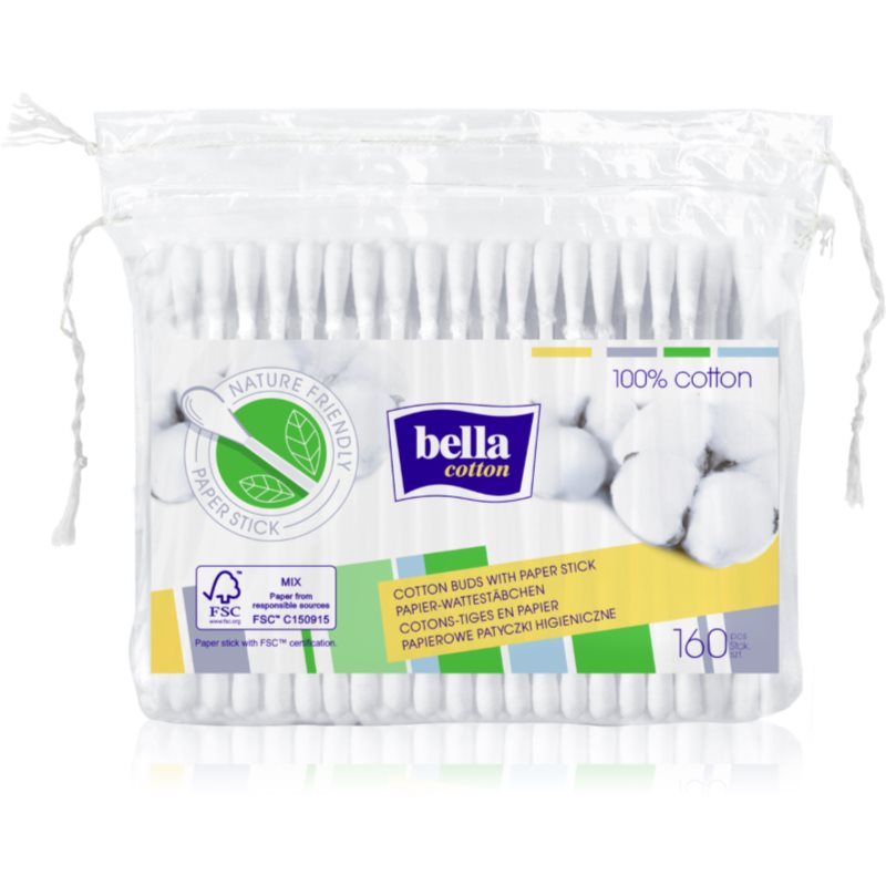 BELLA Cotton vatové tyčinky 160 ks - parfo.cz