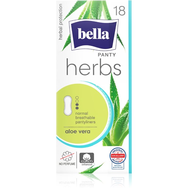 BELLA Herbs Aloe Vera slipové vložky bez parfemace 18 ks - parfo.cz