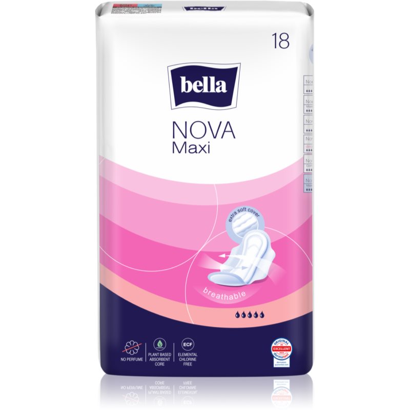 BELLA Nova Maxi vložky 18 ks - parfo.cz