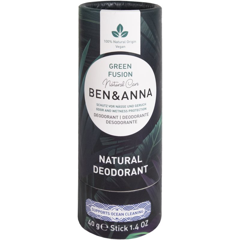 BEN&ANNA Natural Deodorant Green Fusion tuhý deodorant 40 g - parfo.cz