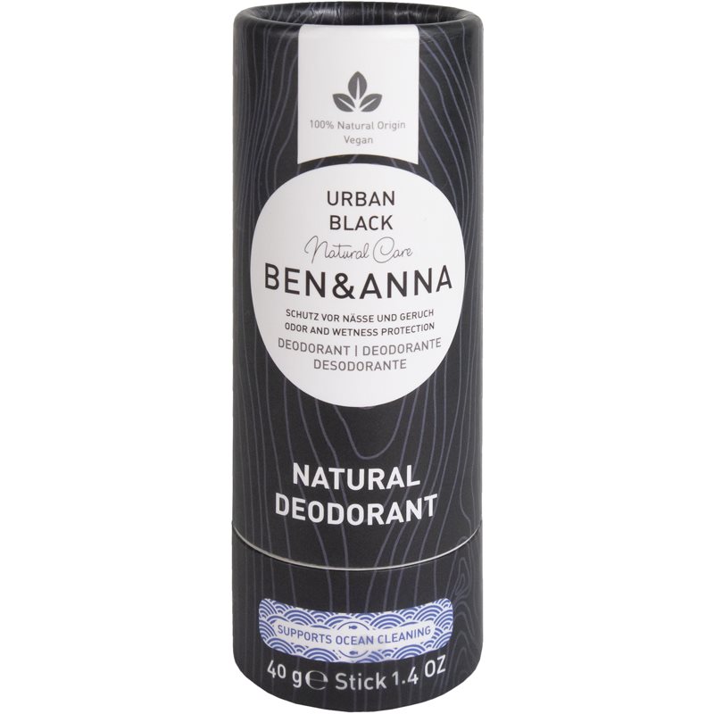 BEN&ANNA Natural Deodorant Urban Black tuhý deodorant 40 g - parfo.cz
