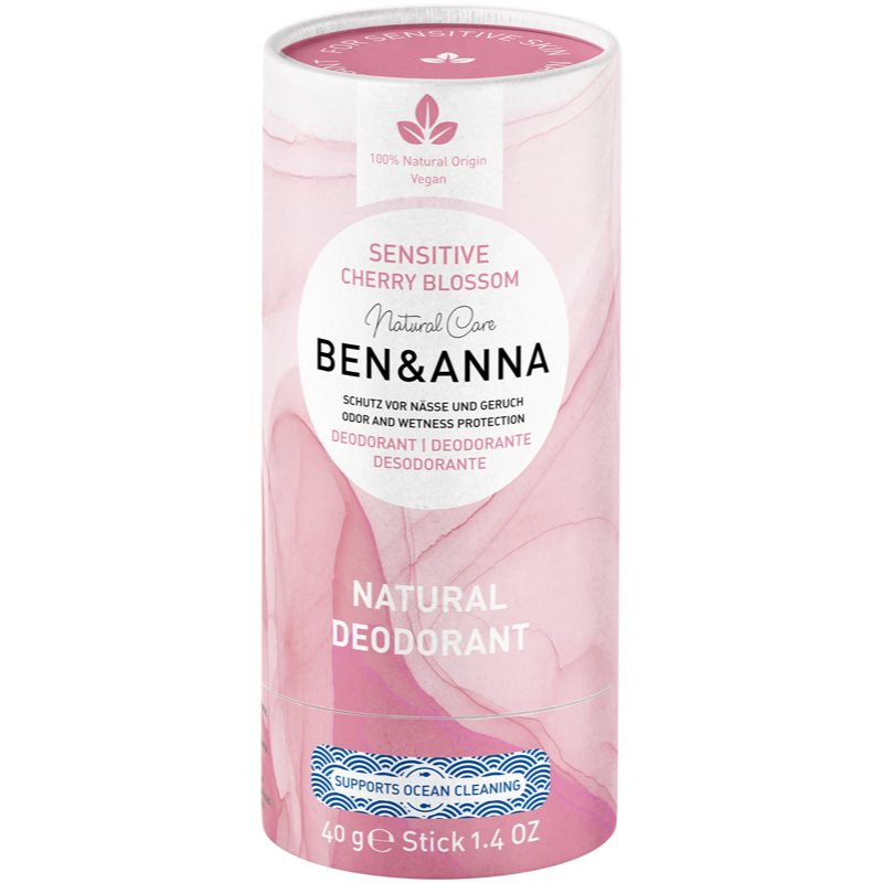 BEN&ANNA Sensitive Cherry Blossom tuhý deodorant 40 g - parfo.cz