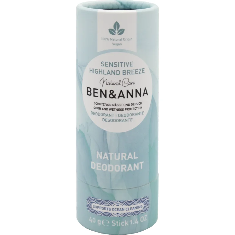 BEN&ANNA Sensitive Highland Breeze tuhý deodorant 40 g - parfo.cz