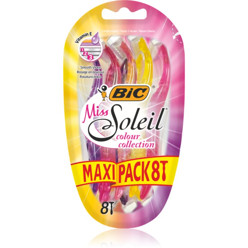 BIC Miss Soleil Color jednorázová holítka pro ženy 8 ks - parfo.cz