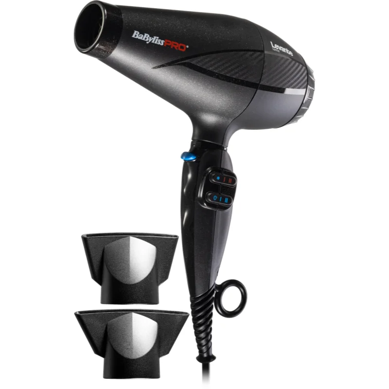 BaByliss PRO Dryers Levante 2100W Ionic fén na vlasy Black - parfo.cz