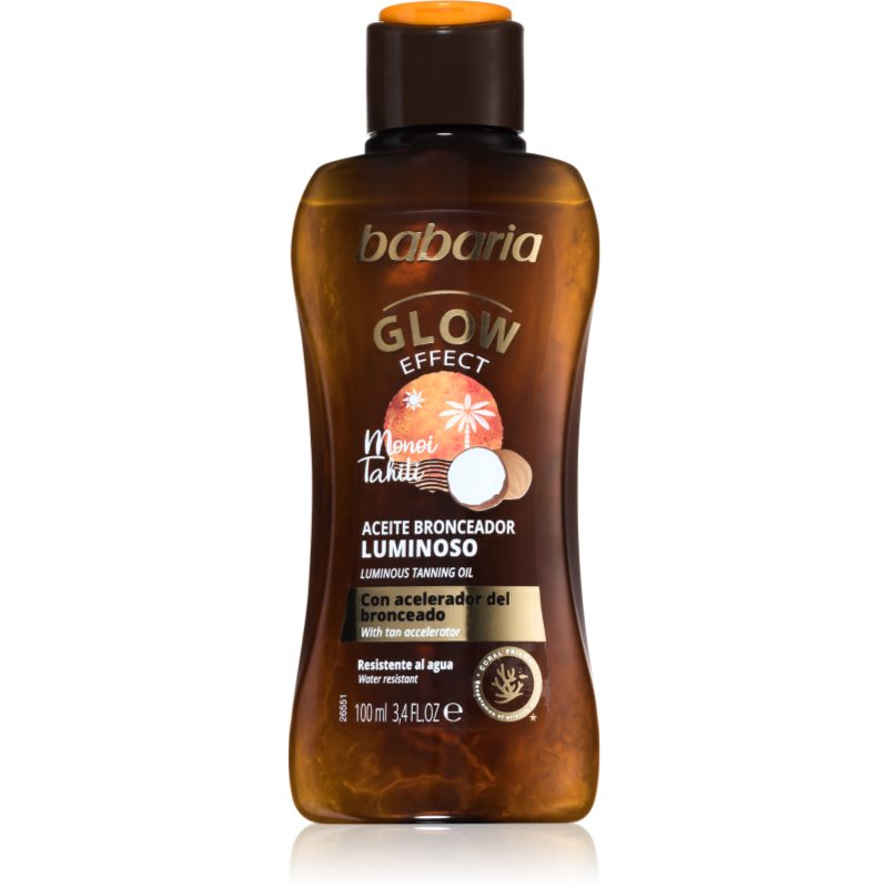 Babaria Glow Effect Monoi Tahiti rozjasňující olej na opalování 100 ml - parfo.cz