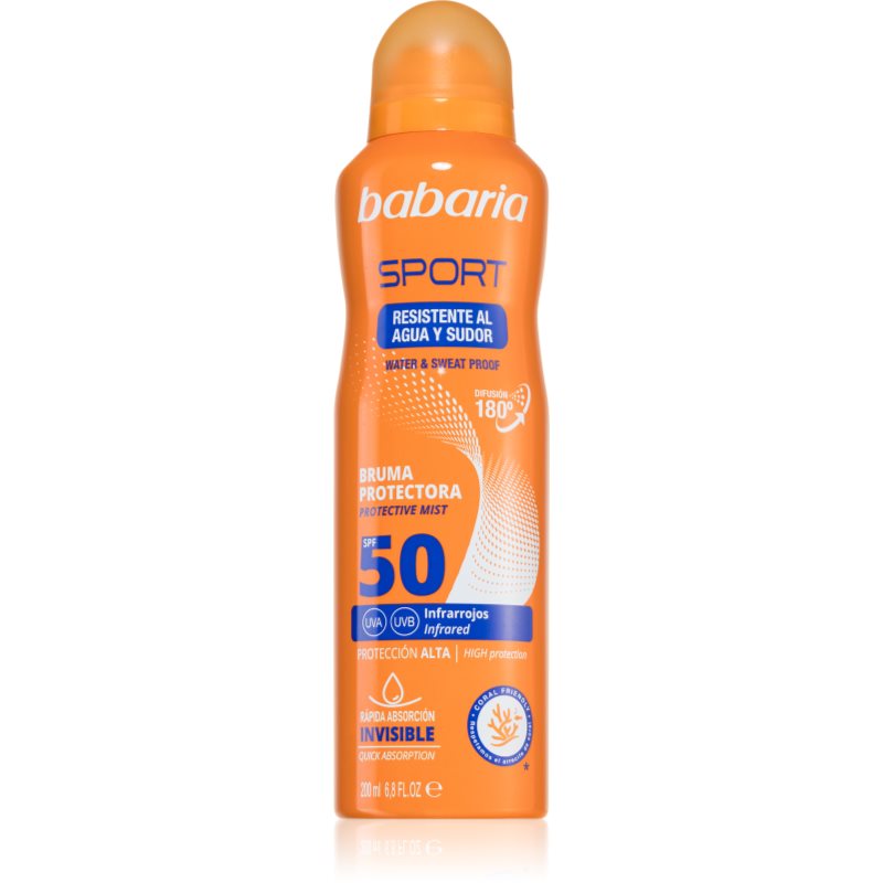 Babaria Sport ochranný sprej na opalování SPF 50 200 ml - parfo.cz