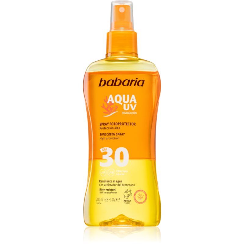 Babaria Sun Aqua UV opalovací sprej SPF 30 200 ml - parfo.cz