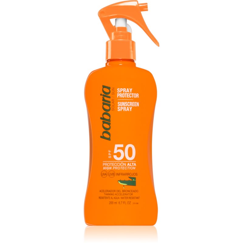 Babaria Sun Protective opalovací sprej SPF 50 voděodolný 200 ml - parfo.cz