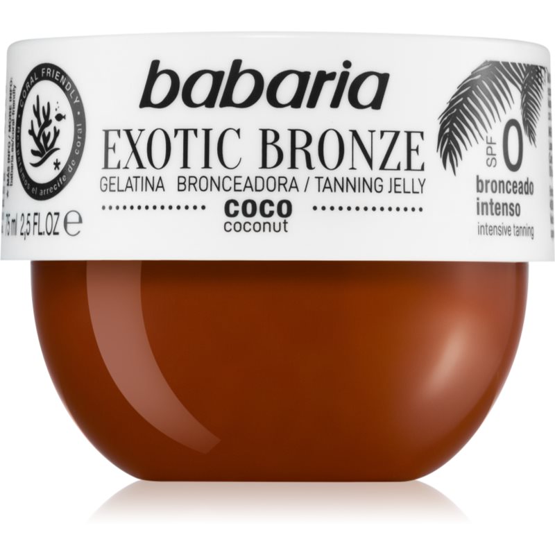 Babaria Tanning Jelly Exotic Bronze tělový gel urychlující opalování 75 ml - parfo.cz
