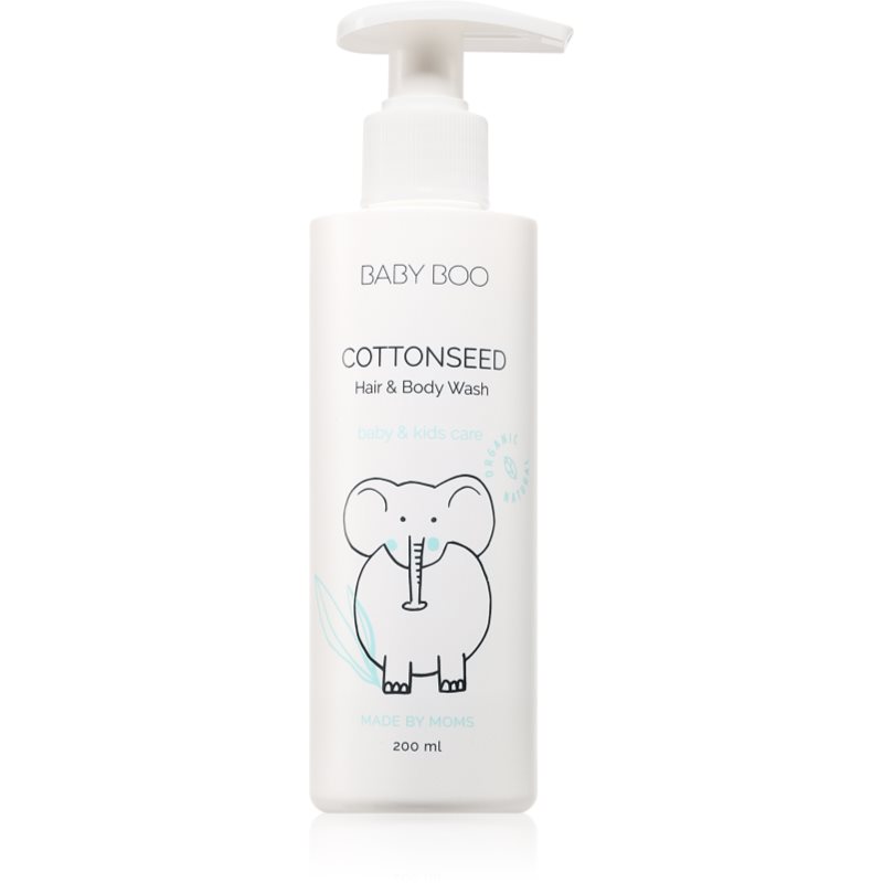 Baby Boo COTTONSEED Hair and Body Wash šampon a sprchový gel pro děti od narození 200 ml - parfo.cz