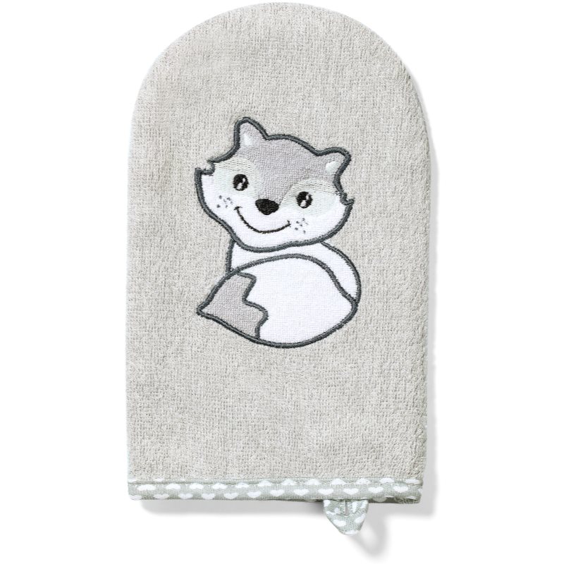 BabyOno Facecloth Bamboo mycí žínka Grey 1 ks - parfo.cz