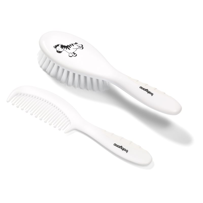 BabyOno Hair Brush kartáč na vlasy White 2 ks - parfo.cz