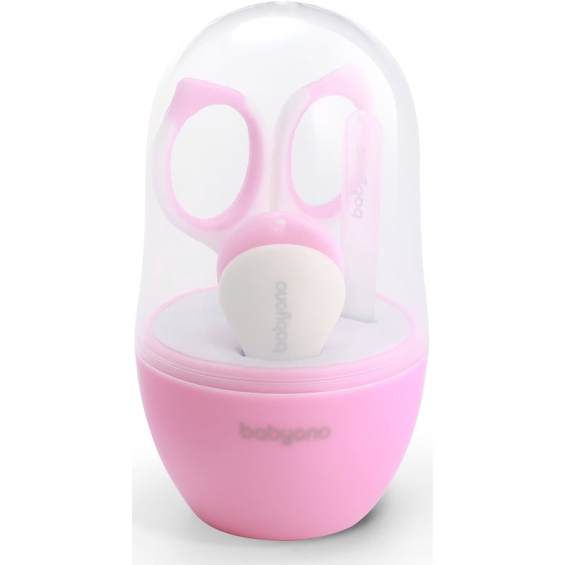 BabyOno Take Care manikúrní set pro děti Pink - parfo.cz