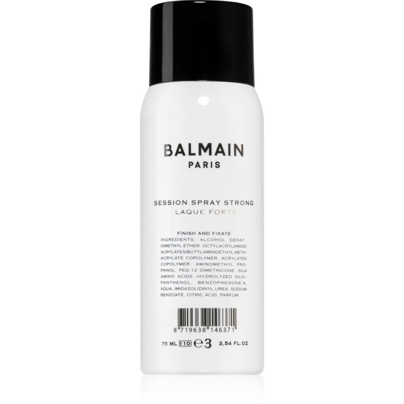 Balmain Hair Couture Session Spray lak na vlasy se silnou fixací cestovní balení 75 ml - parfo.cz