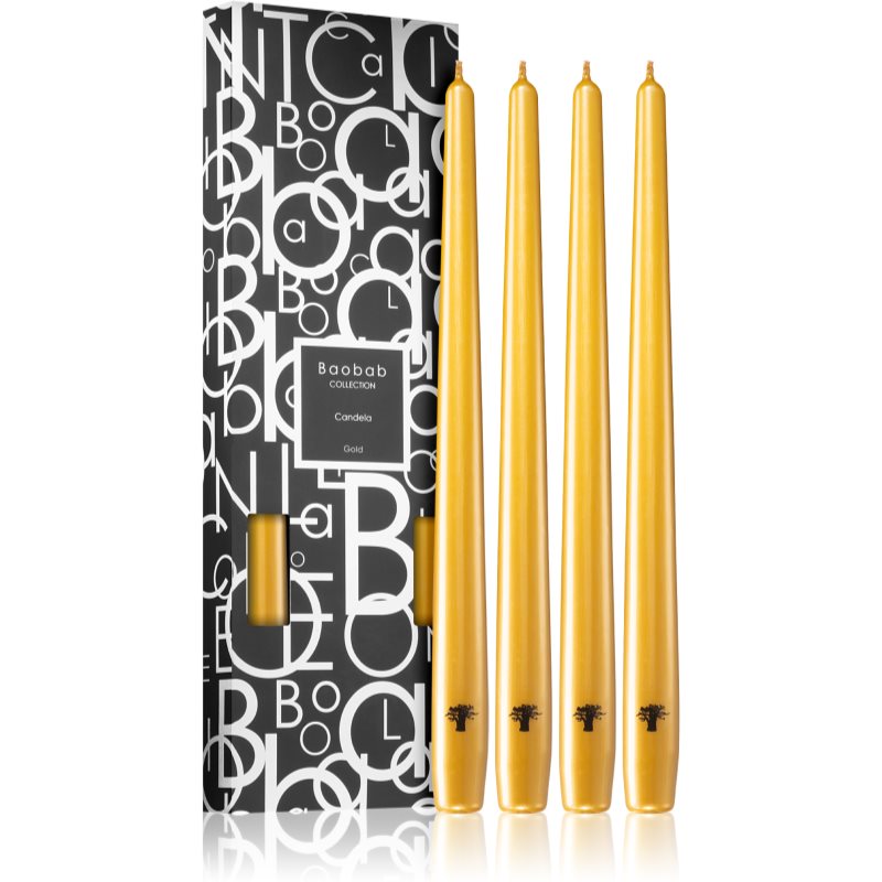 Baobab Collection Candela Gold svíčka 4 ks - parfo.cz