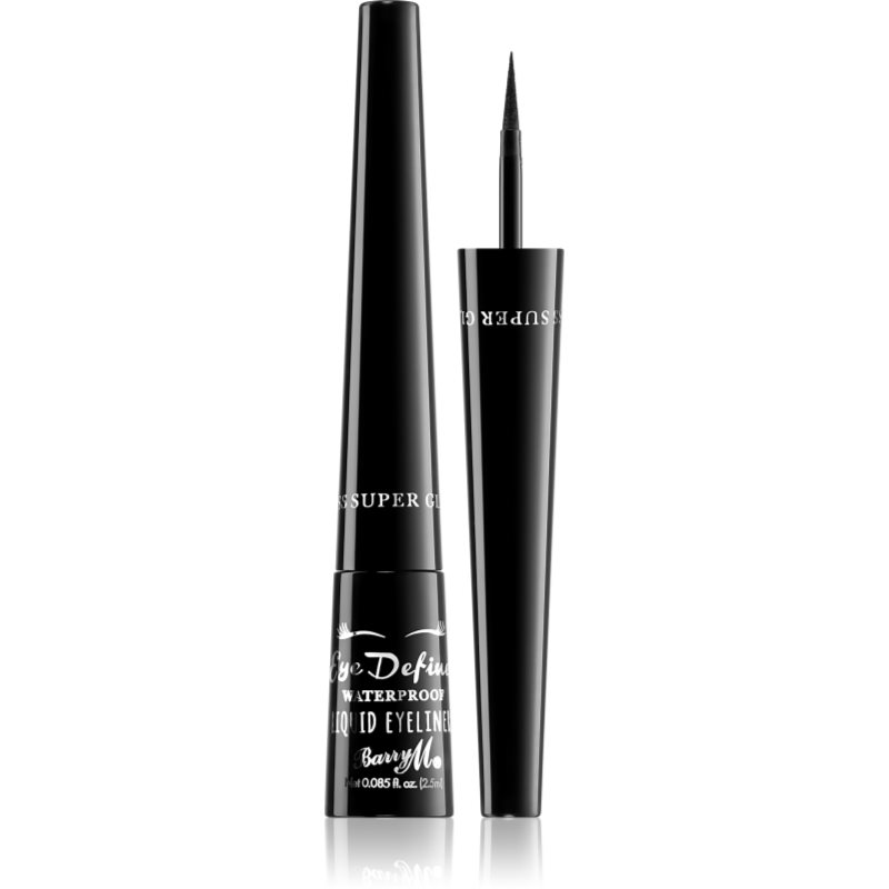 Barry M Eye Define tekuté oční linky odstín Super Gloss Black 2 ml - parfo.cz