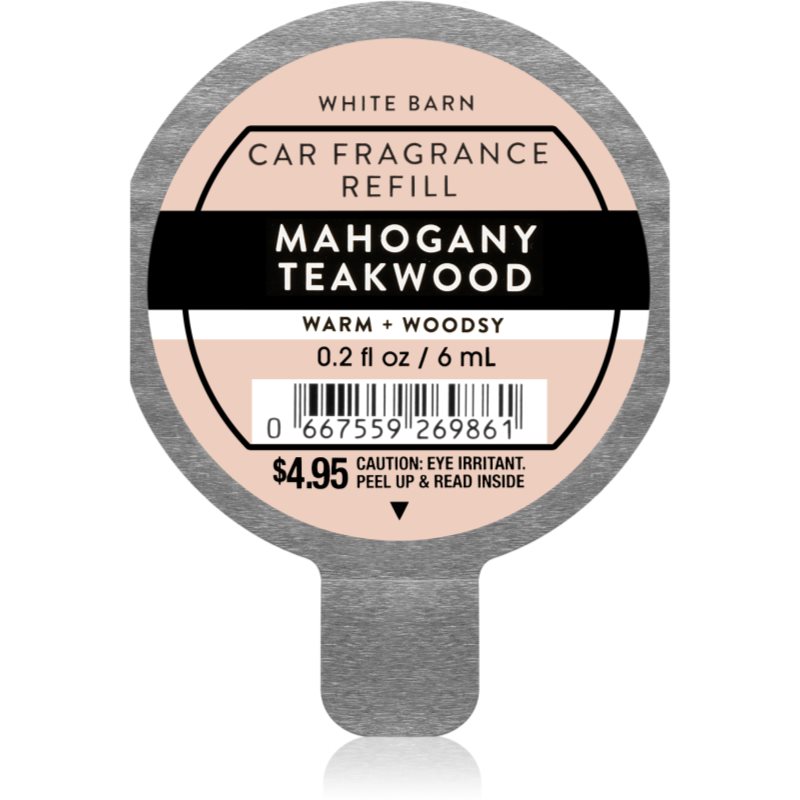 Bath & Body Works Mahogany Teakwood vůně do auta 6 ml - parfo.cz