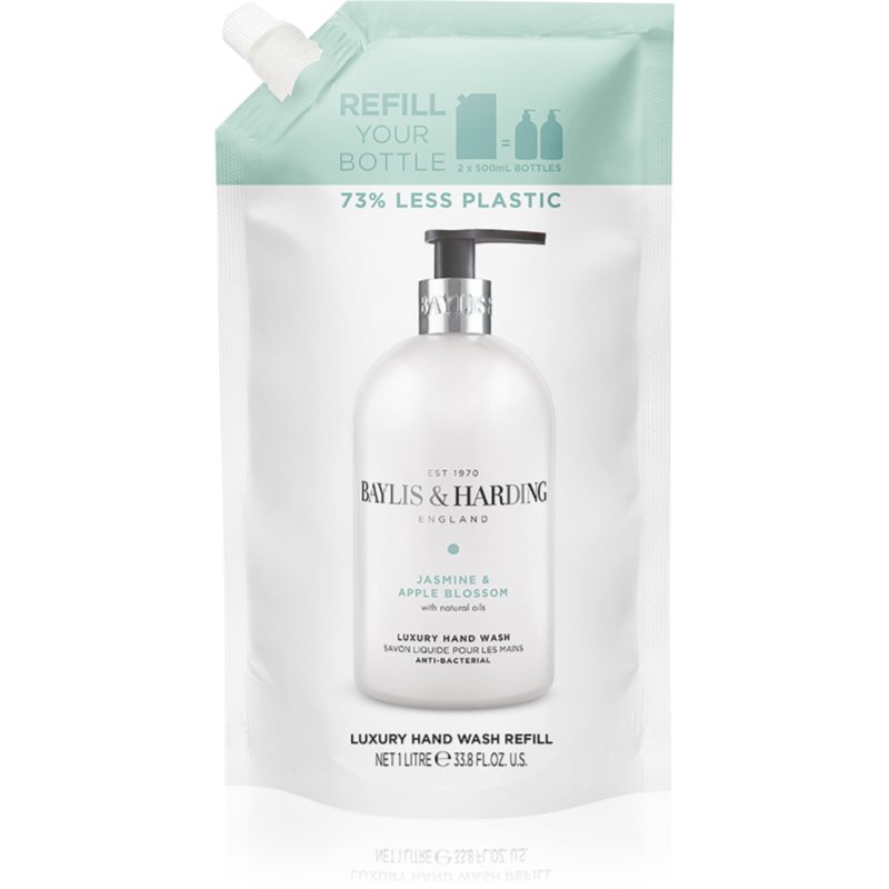 Baylis & Harding Jasmine & Apple Blossom tekuté mýdlo na ruce náhradní náplň 1000 ml - parfo.cz