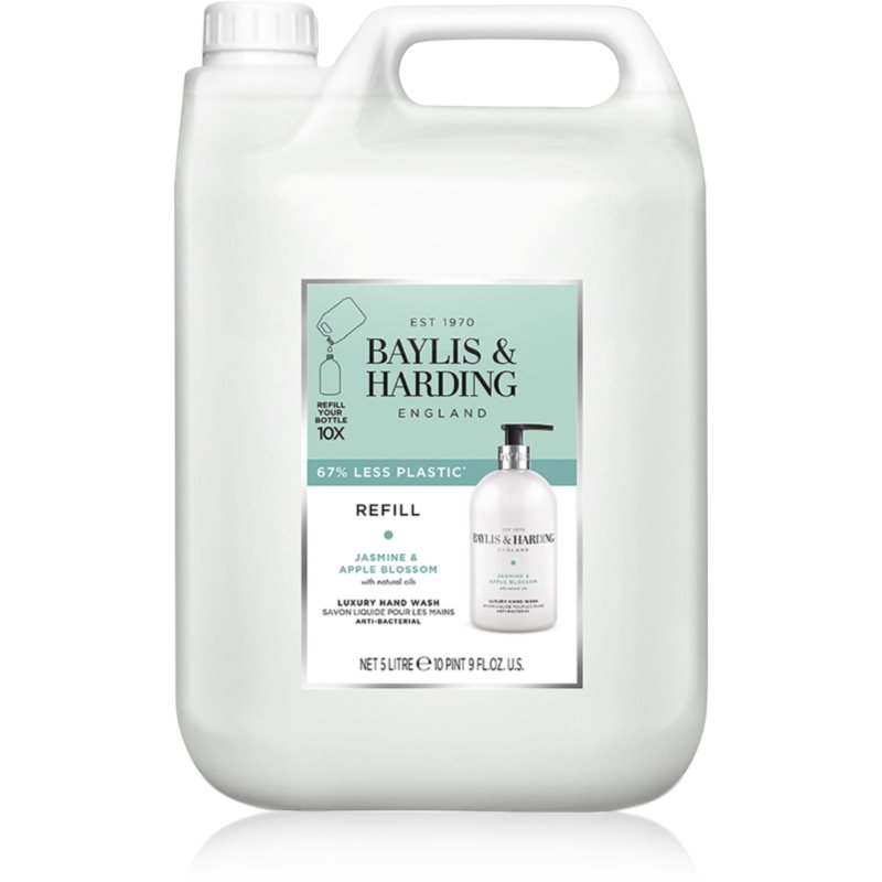 Baylis & Harding Jasmine & Apple Blossom tekuté mýdlo na ruce náhradní náplň 5000 ml - parfo.cz