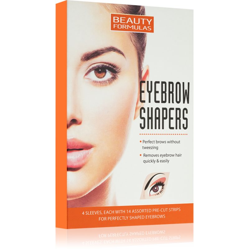 Beauty Formulas Eyebrow Shapers depilační pásky na obočí 4 ks - parfo.cz