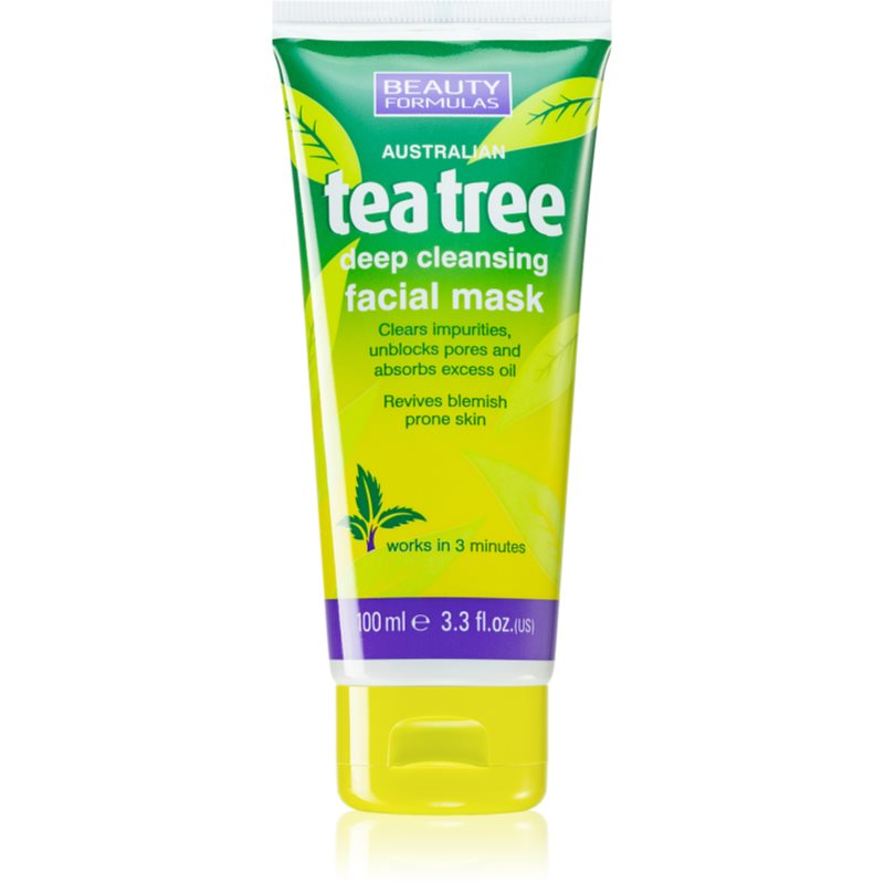 Beauty Formulas Tea Tree hloubkově čisticí maska 100 ml - parfo.cz