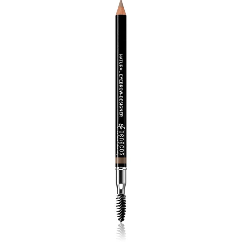 Benecos Natural Beauty oboustranná tužka na obočí s kartáčkem odstín Blonde 1