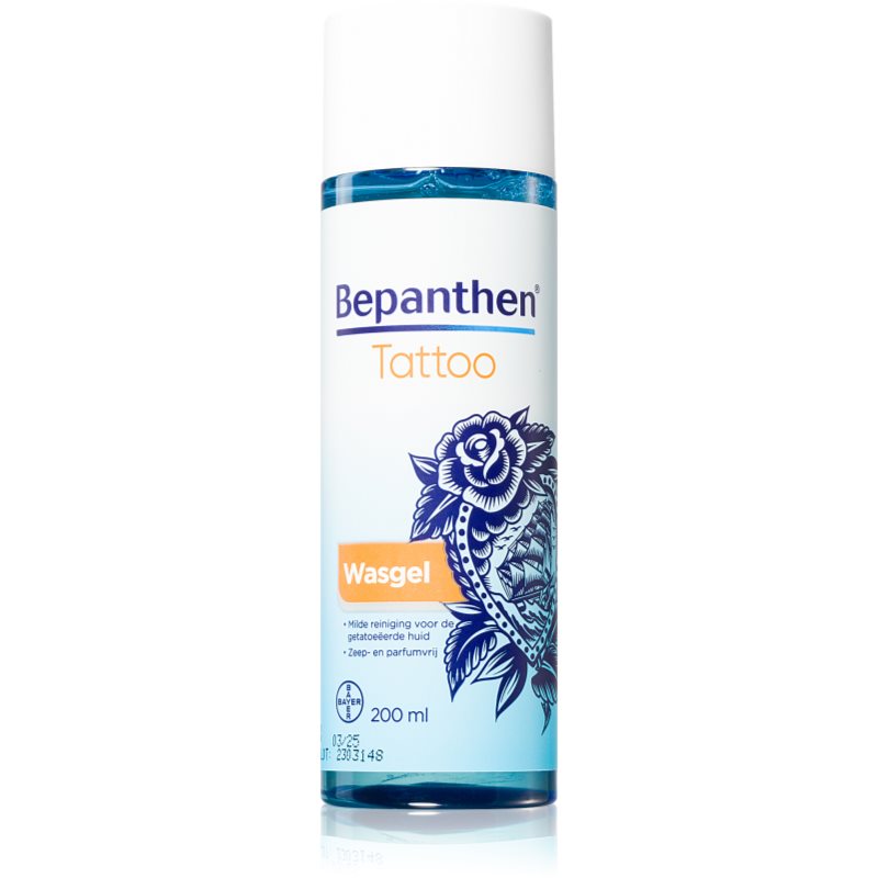 Bepanthen Tattoo mycí gel pro citlivou pokožku 200 ml - parfo.cz