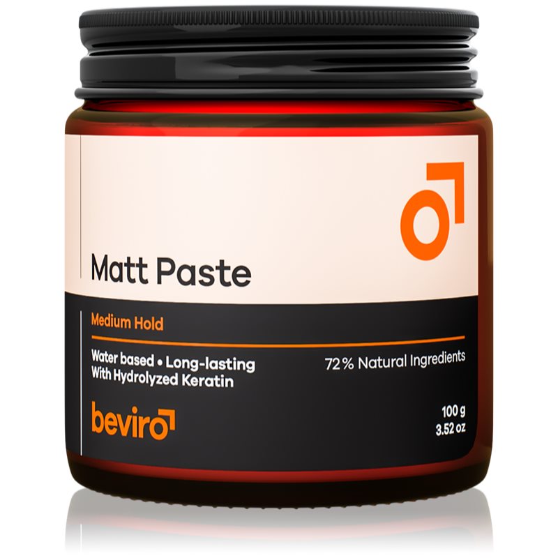 Beviro Matt Paste Medium Hold pasta na vlasy Matt 100 ml - parfo.cz