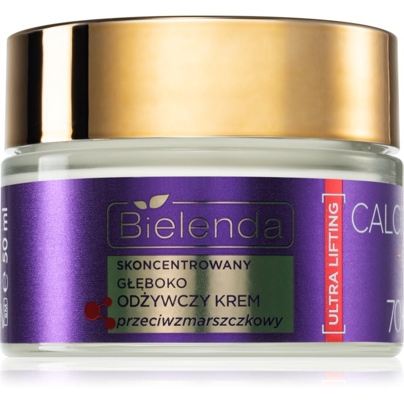 Bielenda Calcium + Q10 Concentrated deeply nourishing anti-wrinkle cream for day 70+ denní zpevňující a protivráskový krém 50 ml - parfo.cz