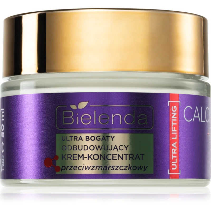 Bielenda Calcium + Q10 Ultra rich rebuilding cream anti-wrinkle concentrate for the night regenerační protivráskový krém na noc 50 ml - parfo.cz