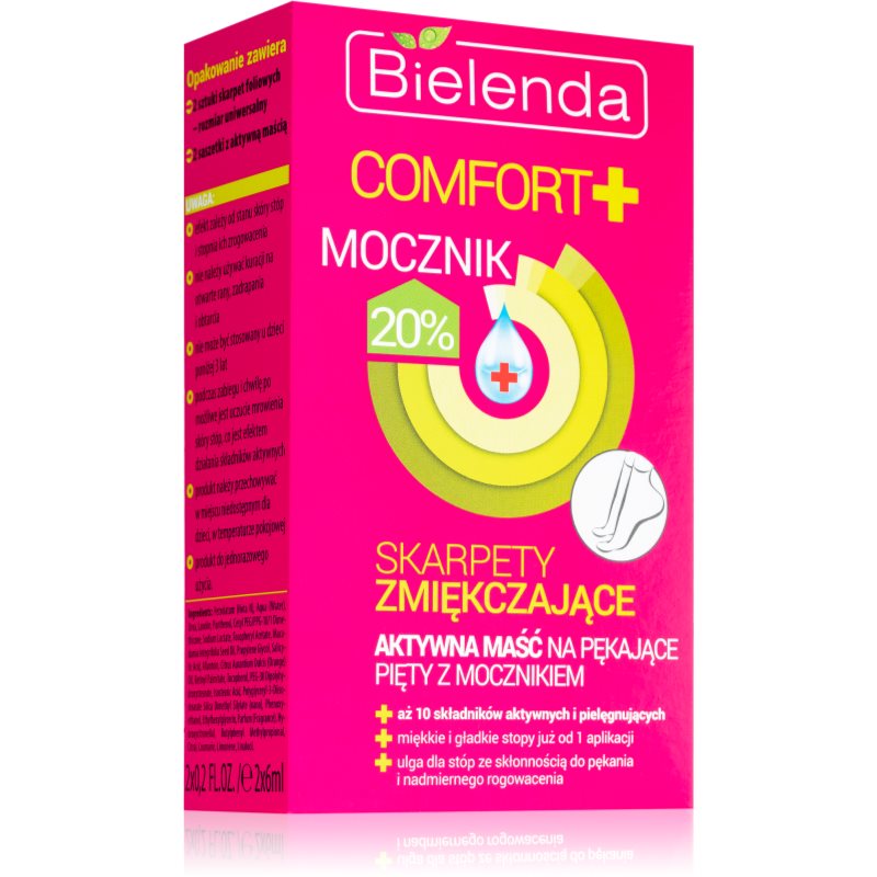 Bielenda Comfort+ změkčující péče na popraskanou pokožku chodidel 20% Urea 2 x 6 ml - parfo.cz