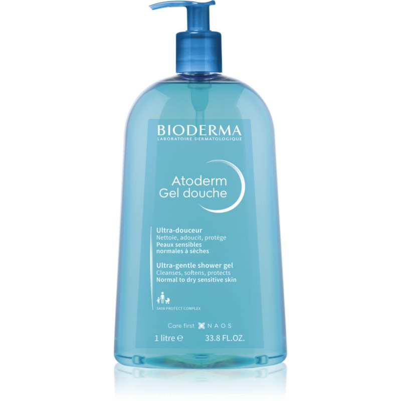 Bioderma Atoderm Gel jemný sprchový gel pro suchou a citlivou pokožku 1000 ml - parfo.cz