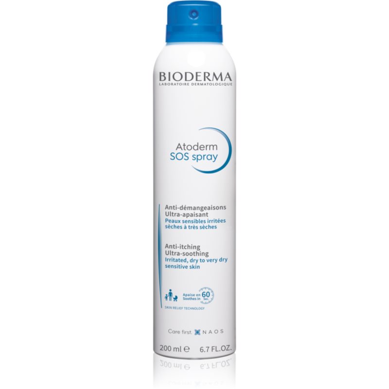 Bioderma Atoderm SOS Sprej SOS sprej pro okamžité zklidnění pocitu svědění 200 ml - parfo.cz