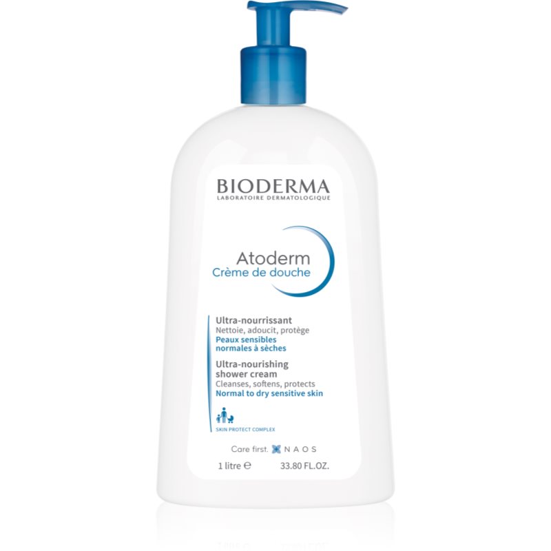 Bioderma Atoderm Sprchový Krém výživný sprchový krém pro normální až suchou citlivou pokožku 1000 ml - parfo.cz