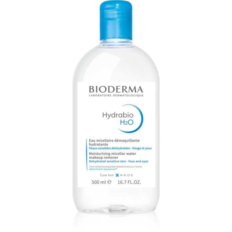 Bioderma Hydrabio H2O micelární čisticí voda pro dehydratovanou pleť 500 ml - parfo.cz