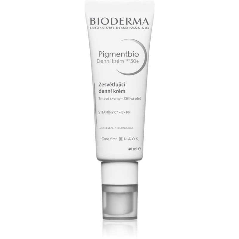Bioderma Pigmentbio Daily Care SPF 50+ zesvětlující krém na pigmentové skvrny SPF 50+ 40 ml - parfo.cz