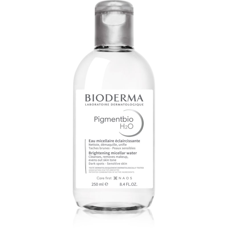 Bioderma Pigmentbio H2O jemná čisticí micelární voda proti tmavým skvrnám 250 ml - parfo.cz