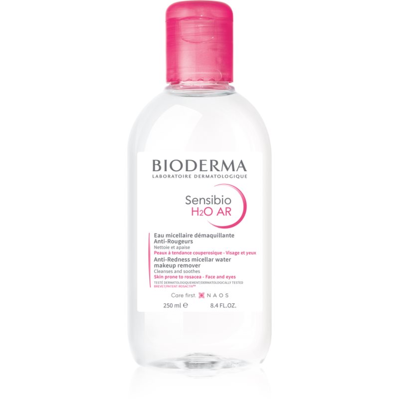 Bioderma Sensibio H2O AR micelární voda pro citlivou pleť se sklonem ke zčervenání 250 ml - parfo.cz