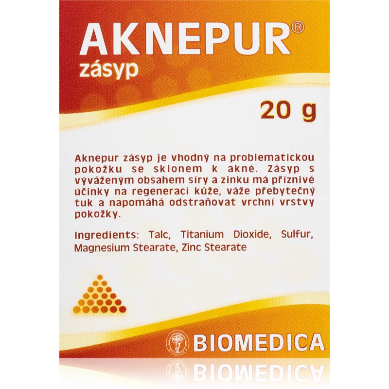 Biomedica Aknepur sypký pudr pro problematickou pleť