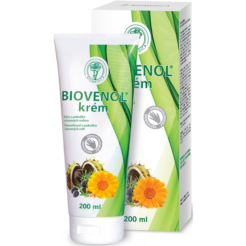 Biomedica Biovenol Bivenol krém na nohy s chladivým účinkem 200 ml - parfo.cz