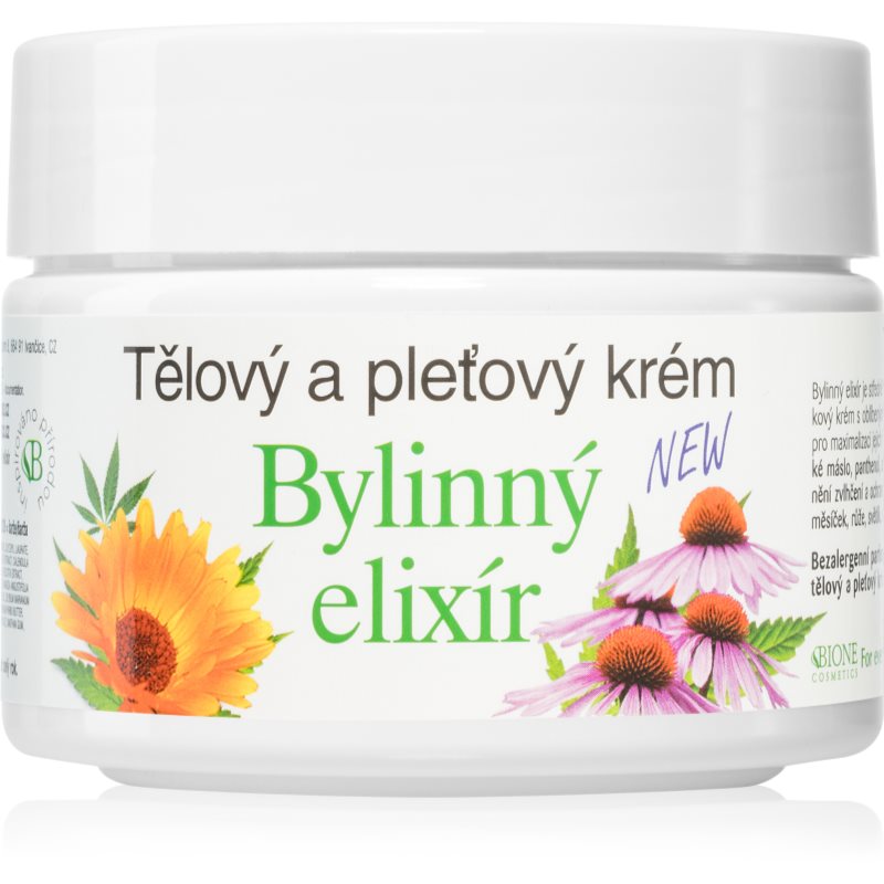 Bione Cosmetics Bylinný elixír krém na obličej a tělo 260 ml - parfo.cz