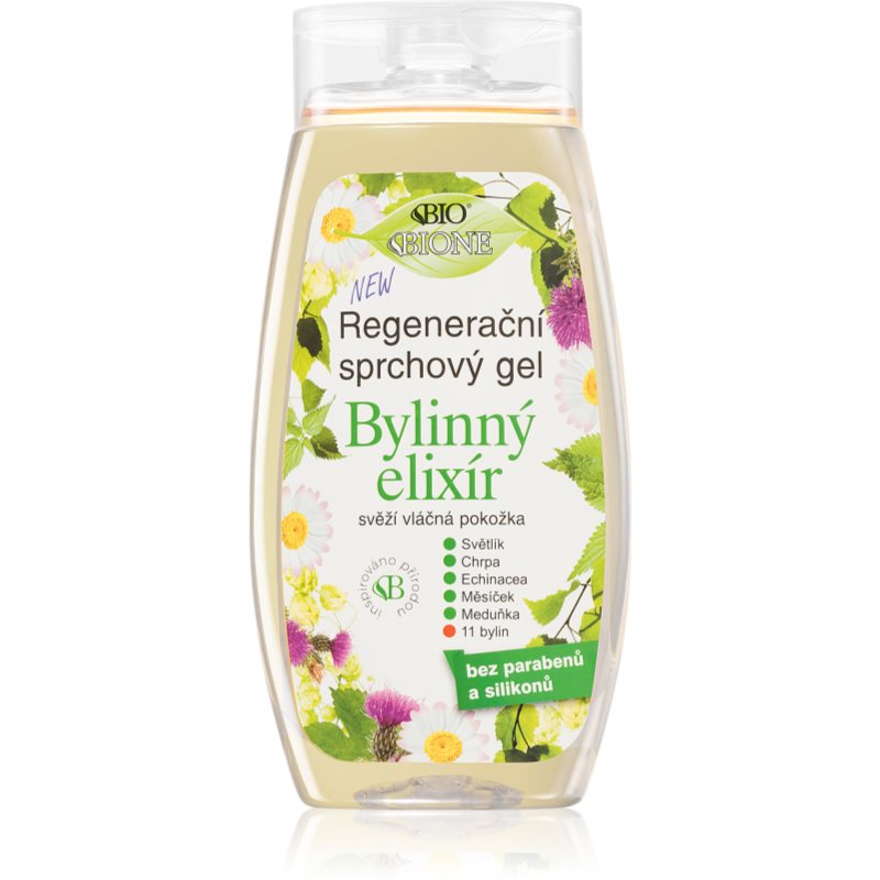 Bione Cosmetics Bylinný elixír regenerační sprchový gel 260 ml - parfo.cz