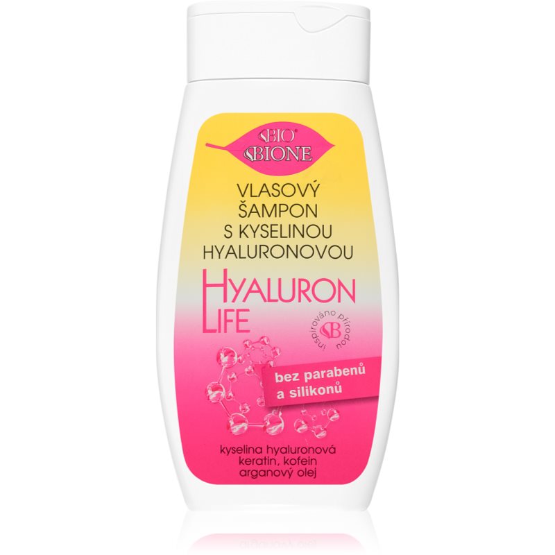 Bione Cosmetics Hyaluron Life šampon s kyselinou hyaluronovou 260 ml - parfo.cz